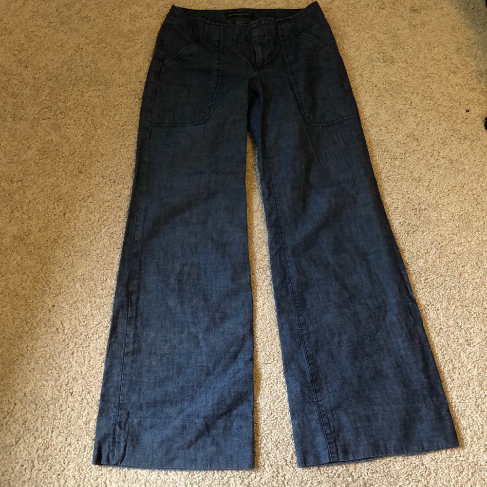 Banana Republic wide leg trousers